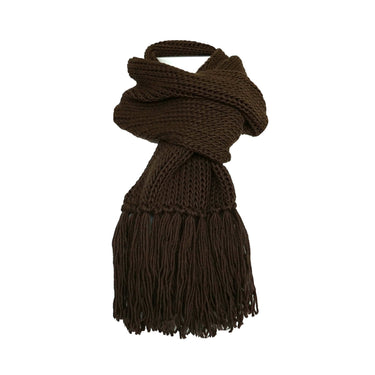 Scarf and Hat Bruin Orange - Merino Wool and Organic Cotton - Quetzal Artisan