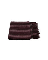 Scarf with Fringes Dark Brown - Beautiful and Fairtrade - Quetzal Artisan