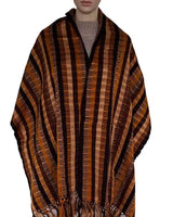Scarf with Fringes Terracotta - Handwoven - Beautiful & Fair - Quetzal Artisan
