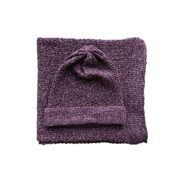 Scarf and Hat Mulberry - For Men - Fashionable, Soft & Warm - Quetzal Artisan