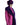 Scarf and Hat Purple - Handknitted women wool accessory - Quetzal Artisan