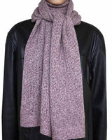 Scarf and Hat Seashell - Men's Winter Scarf Alpaca Wool - Quetzal Artisan