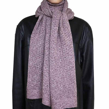 Scarf and Hat Seashell - Men's Winter Scarf Alpaca Wool - Quetzal Artisan