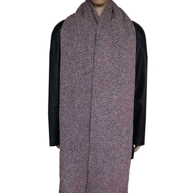 Scarf and Hat Seashell - Men's Winter Scarf Alpaca Wool - Quetzal Artisan