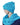 Scarf and Hat Sky Blue - Set Merino Wool and Organic Cotton - Quetzal Artisan