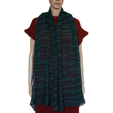 Shawl Blue Ink - Pima Cotton - Lightweight and Fashionable - Quetzal Artisan