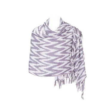 Shawl Grey Waves - Beautiful, Ecofriendly and Fair trade - Quetzal Artisan