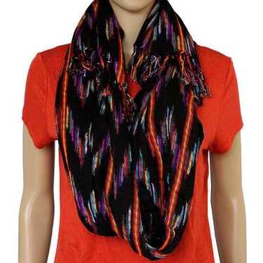 Shawl Jaspe Sunset - Natural Dyes - Ecofriendly & Fairtrade - Quetzal Artisan