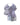 Shawl Lilac Grey - Handmade Organic Bamboo Chenille Wrap - Quetzal Artisan