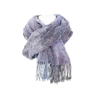 Shawl Lilac Grey - Bamboo Chenille - Fairtrade & Sustainable - Quetzal Artisan