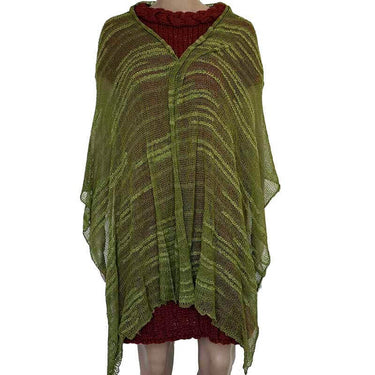 Shawl Lime Green - Pima Cotton - Beautiful and Lightweight - Quetzal Artisan