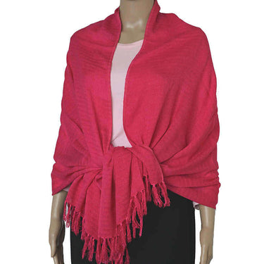 Shawl Pink - Natural Dyes - Stylish, Ecofriendly & Fairtrade - Quetzal Artisan
