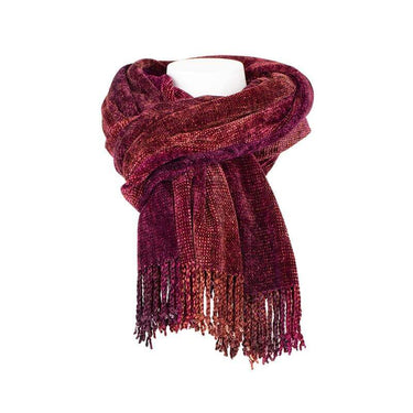 Shawl Raspberry - Organic Bamboo - Elegant and Fairtrade - Quetzal Artisan