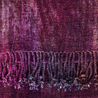 Shawl Raspberry - Organic Bamboo - Elegant and Fairtrade - Quetzal Artisan