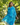 Shawl Turquoise - Fairtrade Tie Dyed Organic Bamboo Wrap - Quetzal Artisan