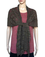 Shawl Moss Green - Pima Cotton and Bamboo - Lightweight - Quetzal Artisan