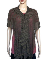 Shawl Moss Green - Pima Cotton and Bamboo - Lightweight - Quetzal Artisan