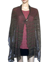 Shawl Moss Green - Pima Cotton and Bamboo - Lightweight - Quetzal Artisan