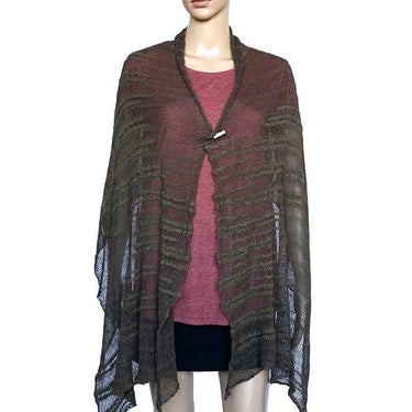 Shawl Moss Green - Pima Cotton and Bamboo - Lightweight - Quetzal Artisan