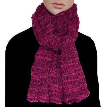 Shawl Fuchsia - Pima Cotton and Bamboo - Lovely and Versatile - Quetzal Artisan
