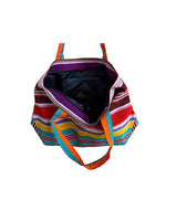 Shopper Multicolor Stripes - Cotton - Handmade and Fairtrade - Quetzal Artisan