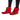 Red Short Boots - Women Native Canadian Fringed Ankle Boots - Quetzal Artisan