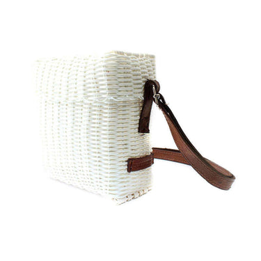 Small Bag Ivory White - Recycle Plastic - Fashionable & Fair - Quetzal Artisan
