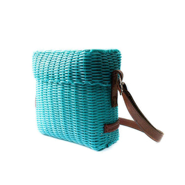 Small Bag Turquoise - Recycled Plastic - Trendy & Fairtrade - Quetzal Artisan