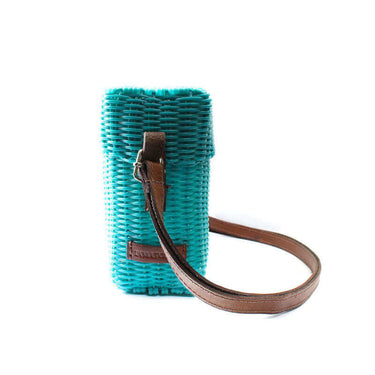 Small Bag Turquoise - Recycled Plastic - Trendy & Fairtrade - Quetzal Artisan