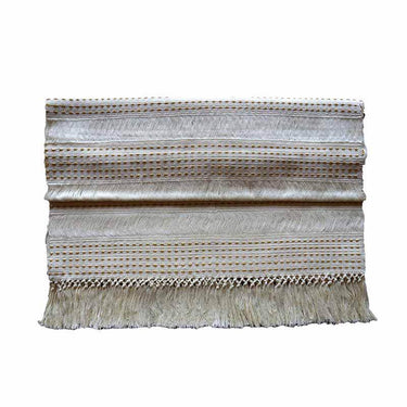 Table Runner Cream - 68" x 17" - Handmade en Fairtrade - Quetzal Artisan