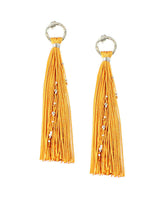 Tassel Earrings Mustard - Handmade and Fairtrade Jewelry - Quetzal Artisan