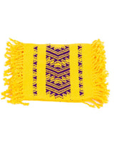Yellow Coasters - Set van 6 - Cotton - Colorful & Fairtrade - Quetzal Artisan