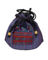 Bucket Bag Purple - Handmade and Fairtrade - Quetzal Artisan