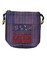 Bucket Bag Purple - Handmade and Fairtrade - Quetzal Artisan