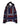 Hoodie Blue Red Mélange - One Size - Handmade Fairtrad - Quetzal Artisan