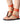Sandals Coral - Cotton Straps - Beads Accessory - Fairtrade - Quetzal Artisan