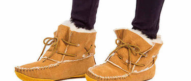 Moccasins and Mukluk Boots - Hiawatha Native Canadian Shoes - Quetzal Artisan