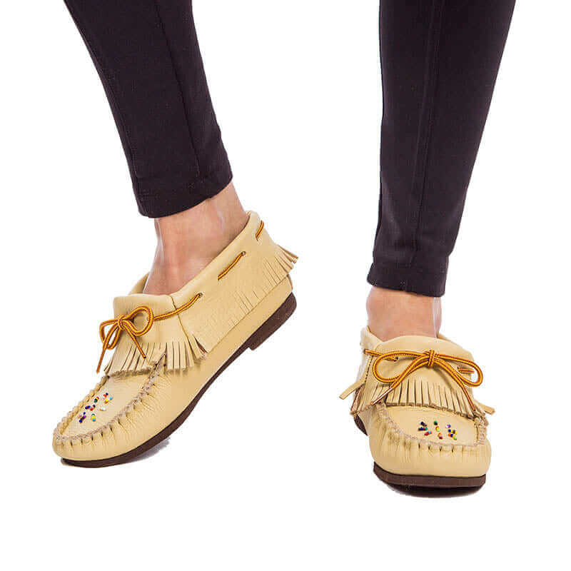 Ankle high Moccasins Natural