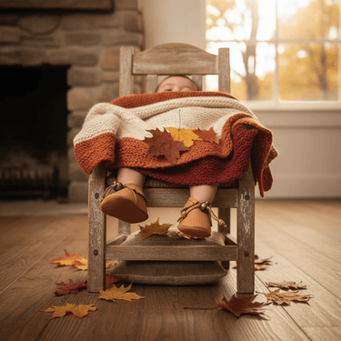 Baby Moccasins - Baby's Fringed Mooshide Booties Soft Sole - Quetzal Artisan