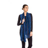 Bamboo Scarf Blue - Handmade of Organic Bamboo - Fairtrade - Quetzal Artisan