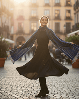 Bamboo Scarf Blue - Fairtrade Sustainable Women's Fashion - Quetzal Artisan