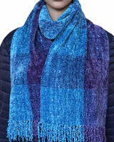 Bamboo Scarf Celestial Blue - Organic Bamboo - Mooi & Fairtrade - Quetzal Artisan