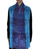 Bamboo Scarf Celestial Blue - Organic Bamboo - Mooi & Fairtrade - Quetzal Artisan