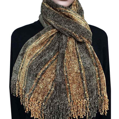 Bamboo Scarf Gold Taupe_2