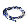 Bracelet Blue Smile - 2 strands - Handmade and Fairtrade - Quetzal Artisan