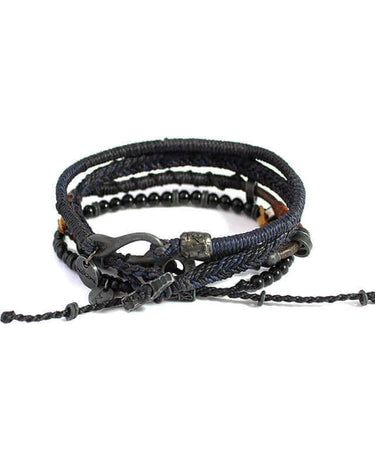 Bracelet Dark Night - For Men - Beautiful & Fairtrade - Quetzal Artisan