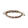 Bracelet Brown Smile - 2 strands - Beautiful and Fairtrade - Quetzal Artisan