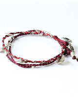 Bracelet Burgundy - 2 strands - Handmadel and Fairtrade - Quetzal Artisan