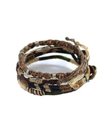 Bracelet Earth Brown - For Men - Handmade and Fairtrade - Quetzal Artisan