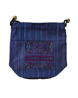 Bucket Bag Blue - Handmade and Fairtrade - Quetzal Artisan